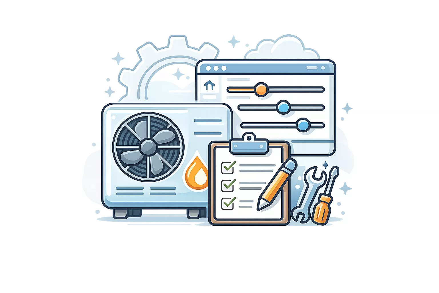 Icon - Konfigurator Wärmepumen