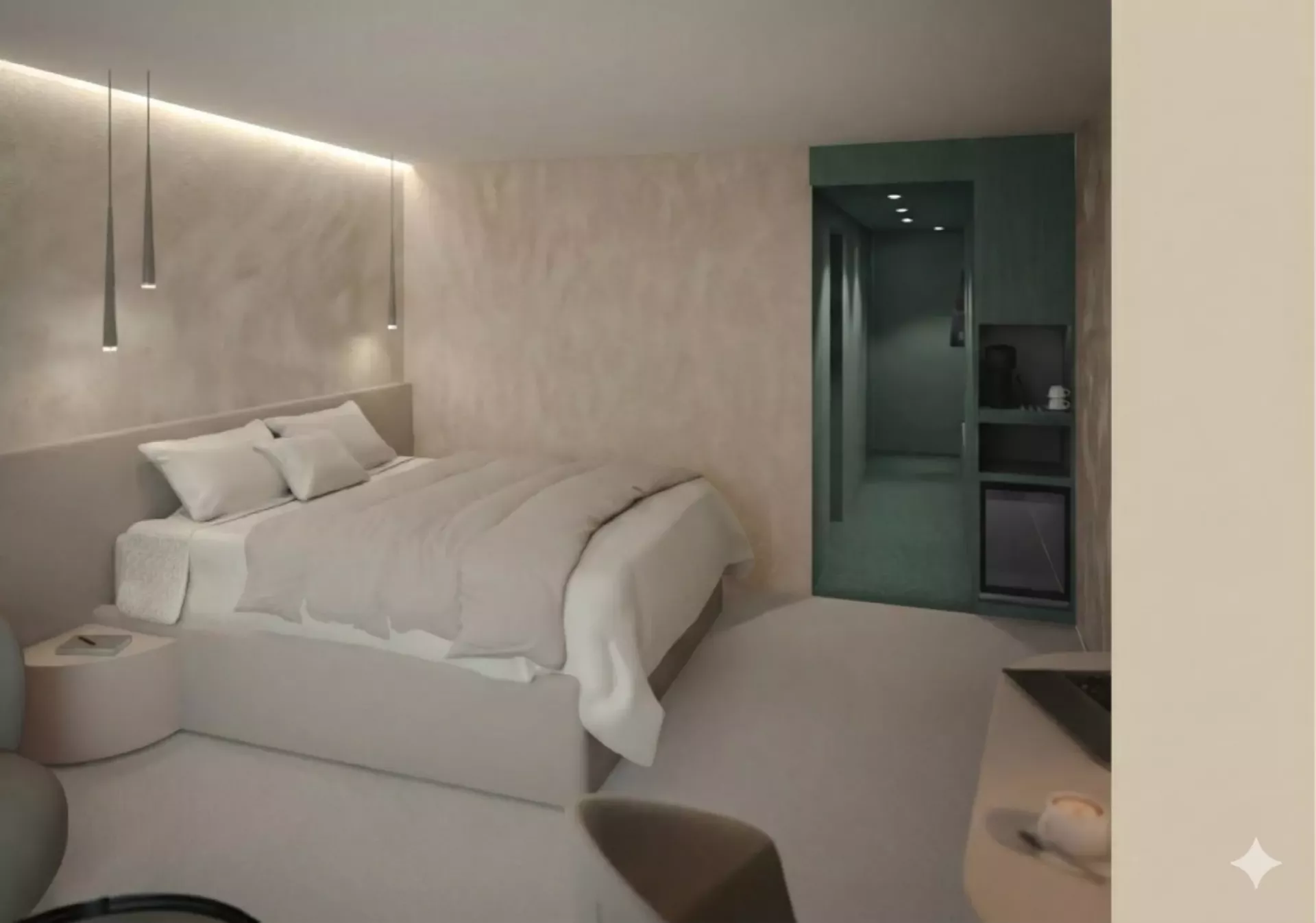 Gerades Zimmer Gemini