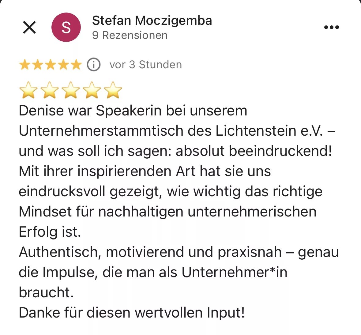 vortragsredner denise auerswald kundenfeedback