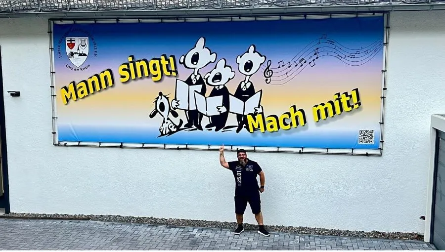MGV Legende Wolli Klein und Sohn Stephan Klein 20260826_Banner Vereinsheim 900x600