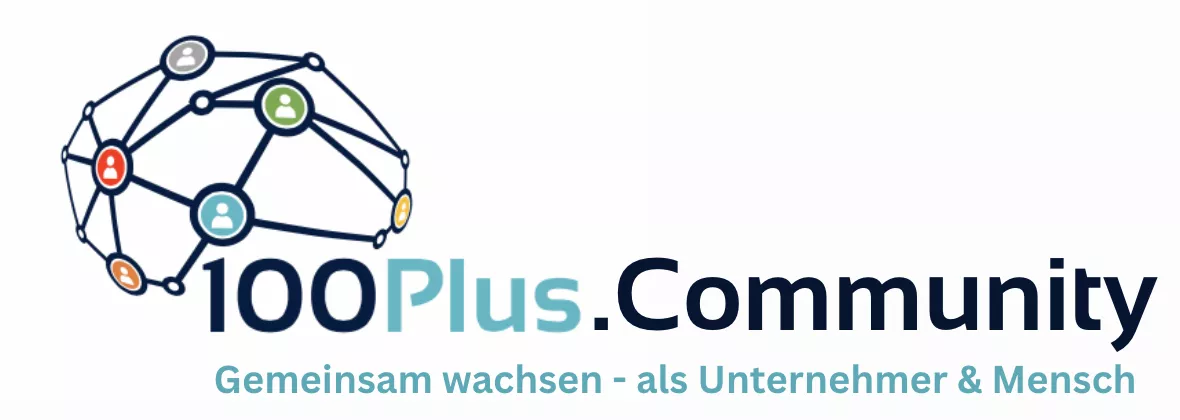 100Plus Community Logo Weiß