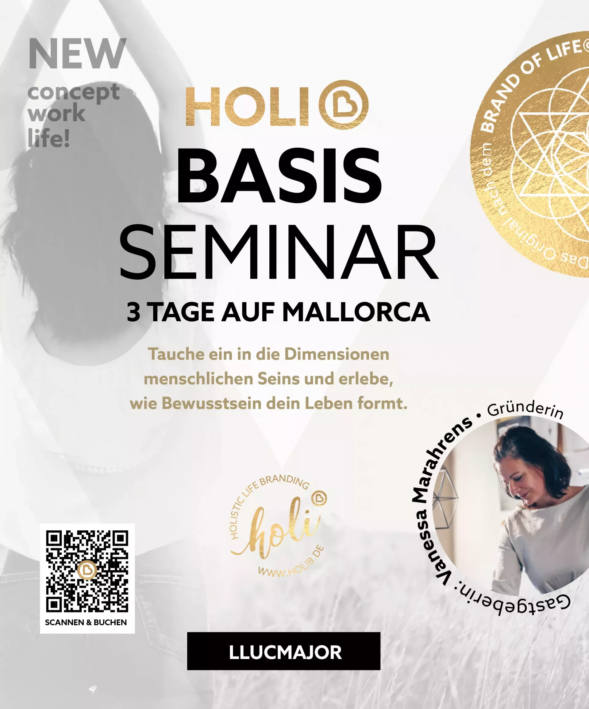 HOLI B Basisseminar - Live auf Mallorca