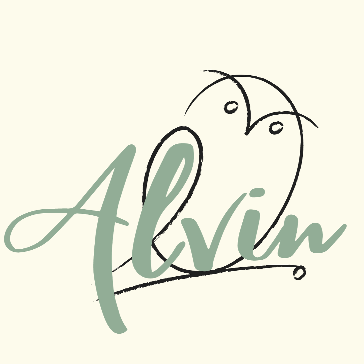 Logo Alvin grün