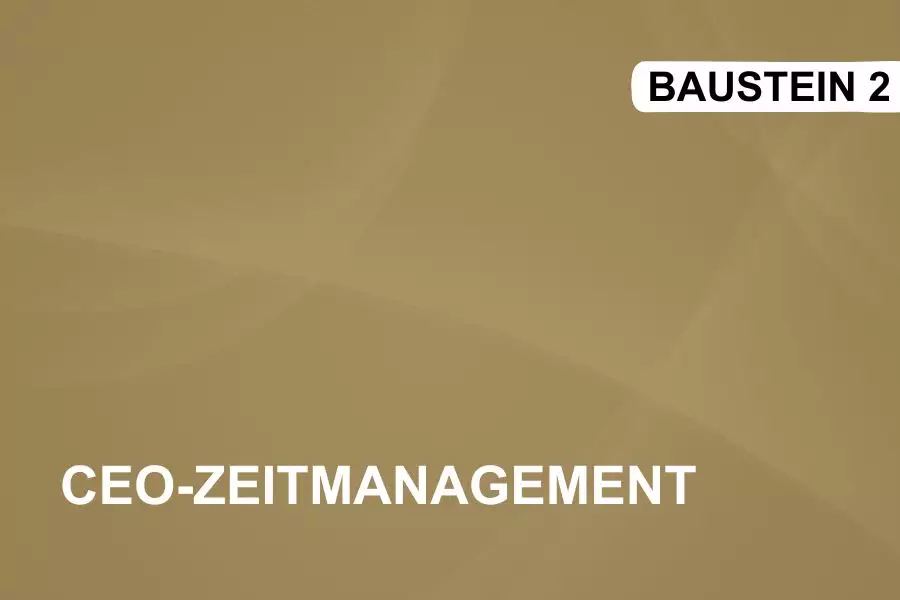 CEO-Zeitmanagement (Seminar)