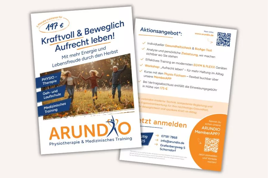 ARUNDIO Aktionsflyer